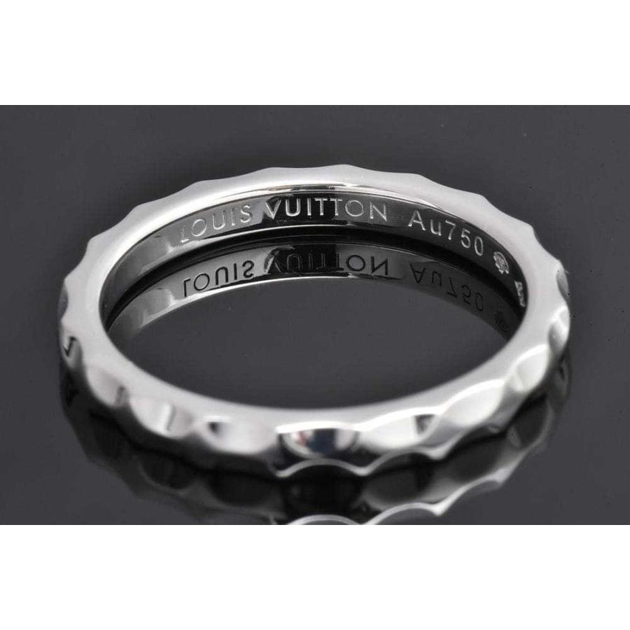 ヴィトン マリッジリング モノグラム アンフィニ K18WG ホワイト 