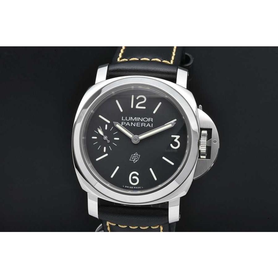 LEMINOR パネライ PAM01084 ルミノール ロゴ 44MM メンズ SS/レザー 手
