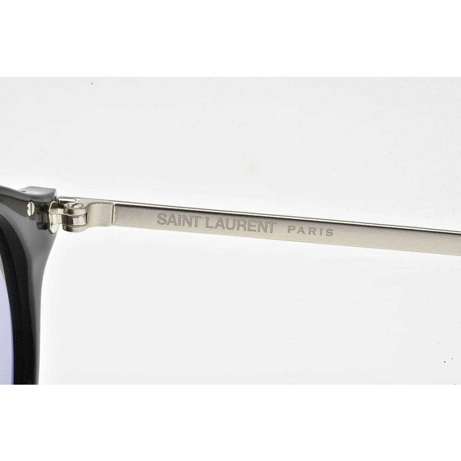 SAINT LAURENT サンローラン ウェリントン サングラス ブルー ブラック