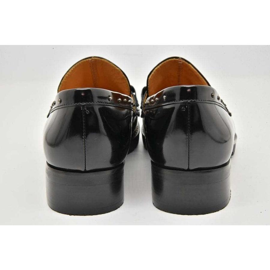 REGAL リーガル F50L レザースタッズ ビットローファー レディース