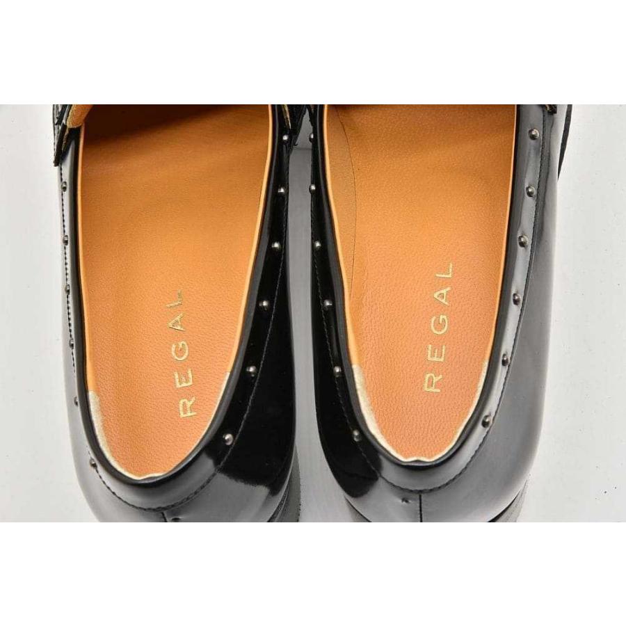 REGAL（リーガル） F50L レザースタッズ ビットローファー レディース