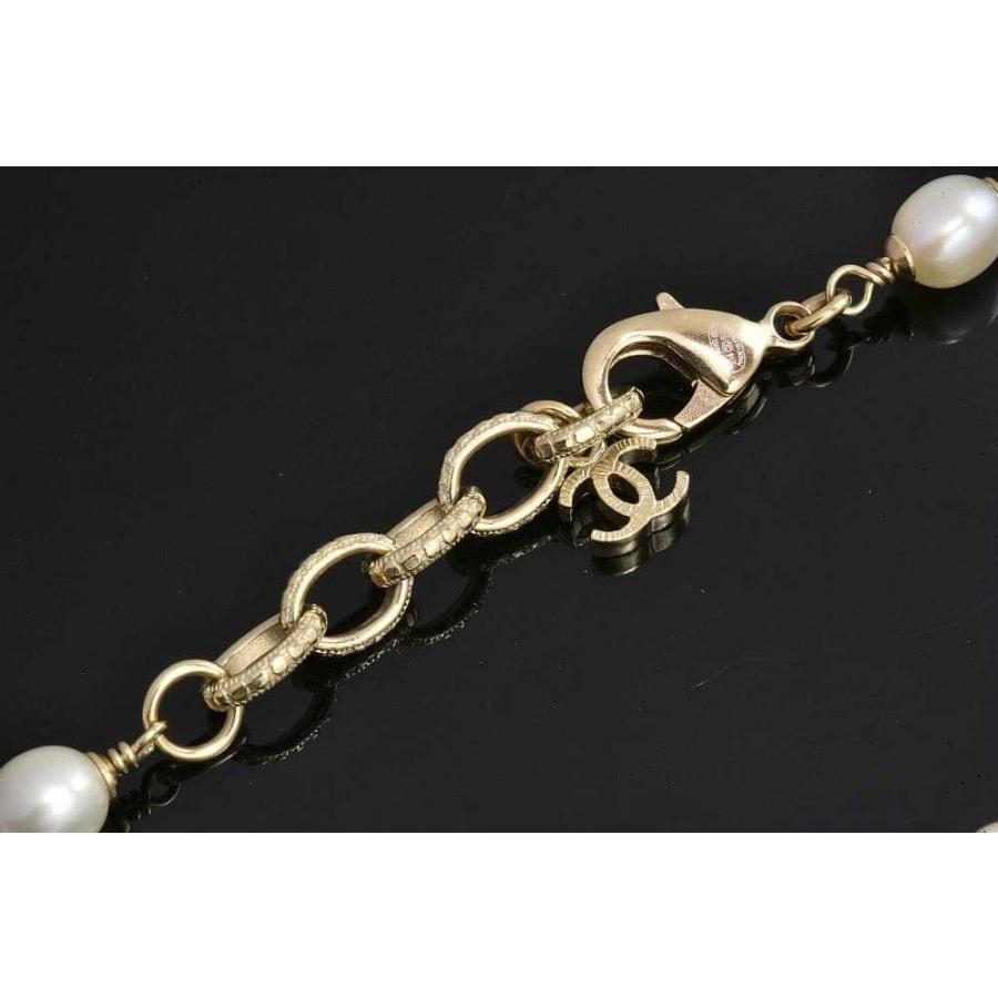 CHANEL シャネル ココマーク パール ロングネックレス : 駅南 CHANEL シャネル ココマーク パール ロングネックレス : 駅南