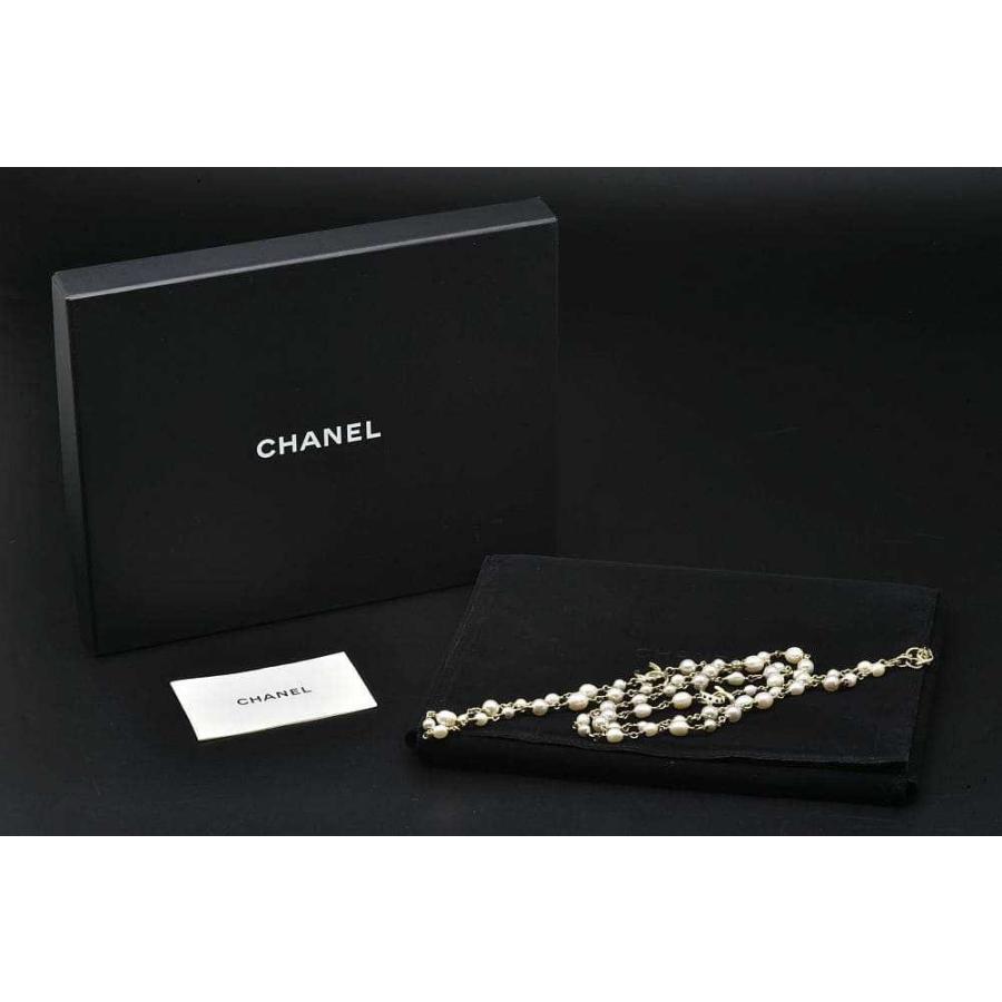 CHANEL シャネル ココマーク パール ロングネックレス : 駅南 CHANEL シャネル ココマーク パール ロングネックレス : 駅南