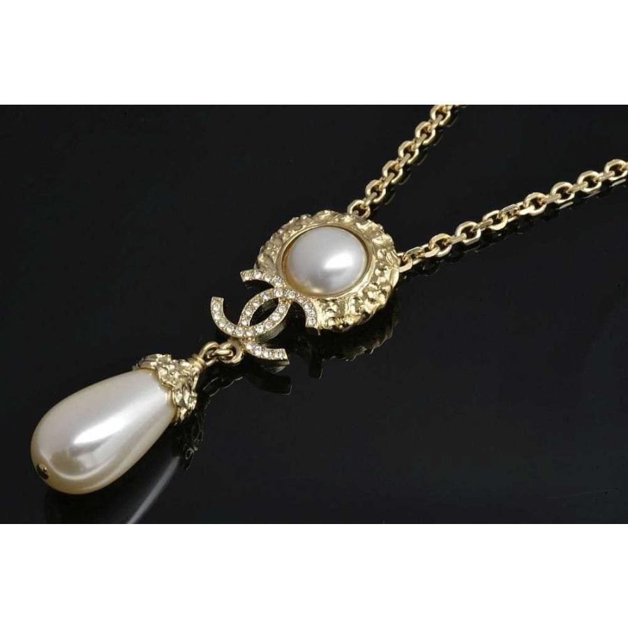 CHANEL（シャネル） ココマーク ラインストーン コスチュームパール 