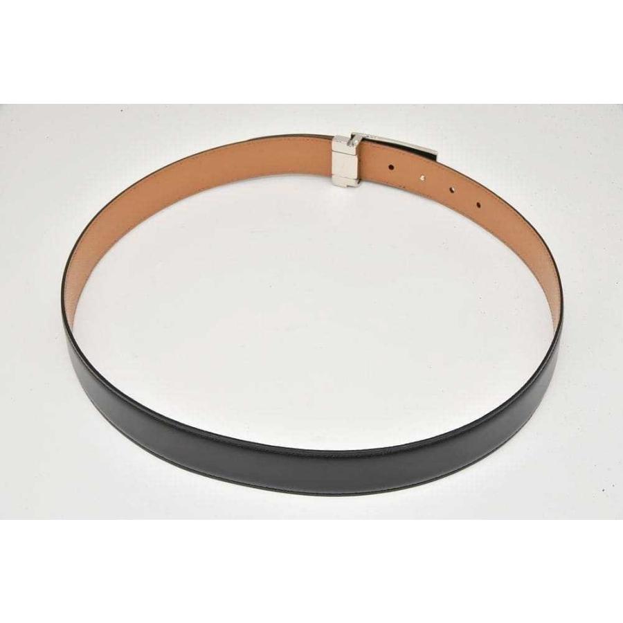 BVLGARI ブルガリ リバーシブルベルト ロゴバックル レザー ブラック