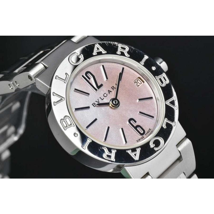 ブルガリレディース時計　BB23SS ブルガリ ブルガリブルガリ BB23SS ピンク レディース 時計 【中古