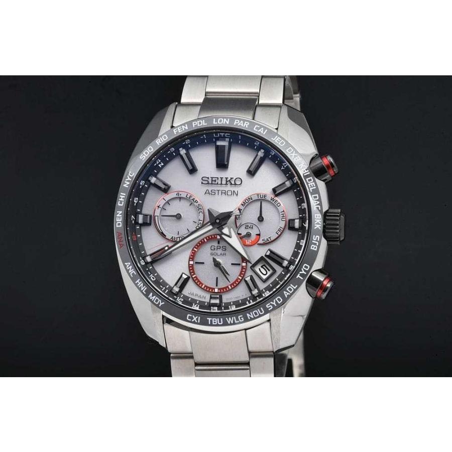 セイコー アストロン 大谷翔平 腕時計 クロノグラフ ソーラー電波 シルバー ASTRON セイコー SBXC081 アストロン 大谷翔平コラボレーション 2020