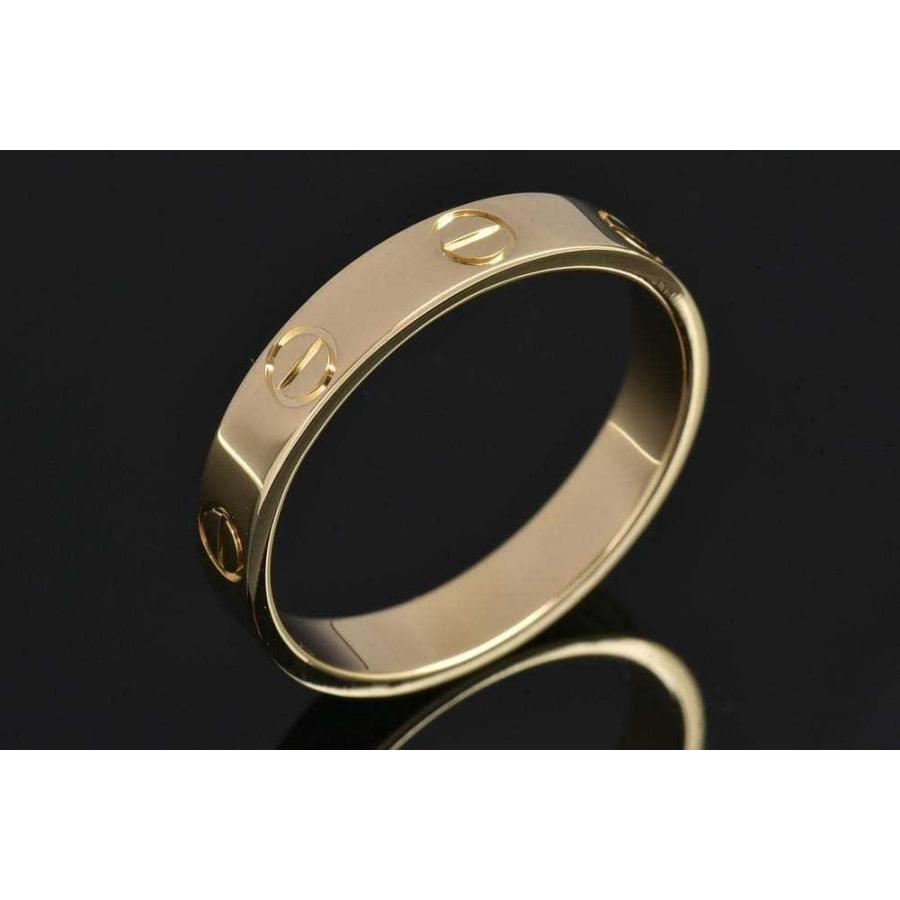 LOVE ウェディング リング イエローゴールド