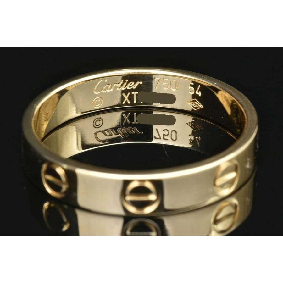 Cartier（カルティエ） ラブ ウェディングリング ミニラブリング K18YG 