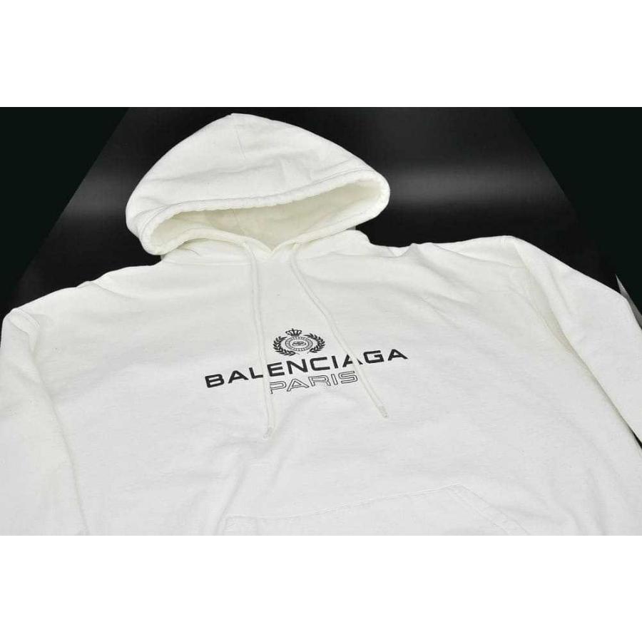 BALENCIAGA（バレンシアガ） ロゴプリント パーカー フーディ コットン 