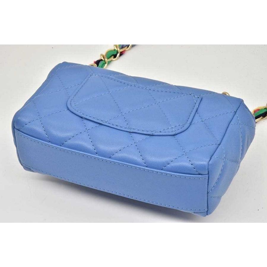 シャネル　マトラッセ　ミニ CHANEL シャネル ミニマトラッセ デザインフラップ バイカラー