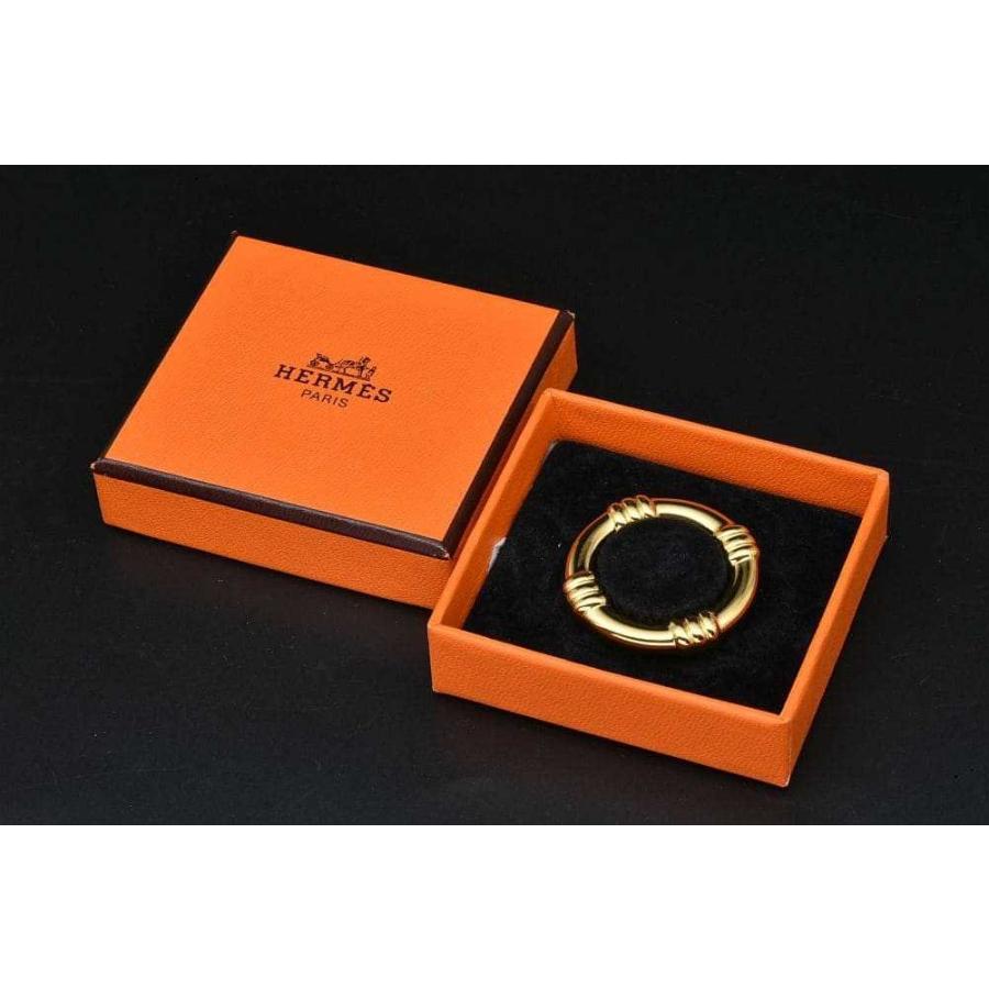 エルメス スカーフリング ブーエ HERMES ゴールド（金色）系 HERMES