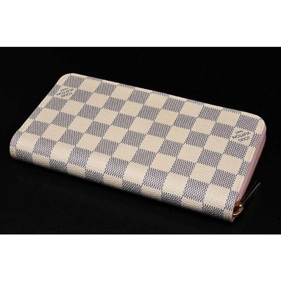 LOUIS VUITTON ルイヴィトン ダミエ アズール 長財布 N63503 ジッピーウォレット アズール ローズバレリーヌ/181258【中古】 LOUIS VUITTON - LOUIS VUITTON ルイヴィトン ダミエ アズール 長財布