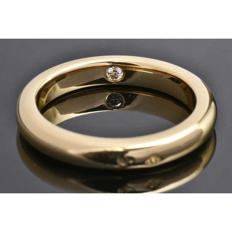 ショーメ 750YG フィデリテ 1Pダイヤ リング CHAUMET（ショーメ） フィデリテ 1Pダイヤモンド リング K18YG