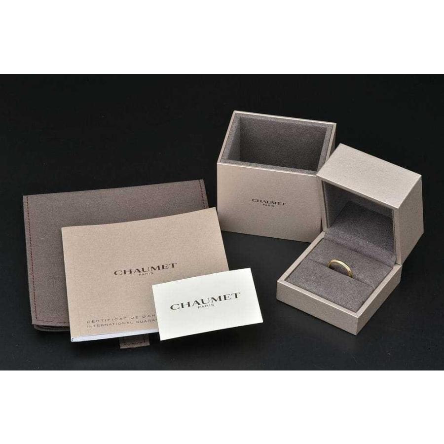 ショーメ 750YG フィデリテ 1Pダイヤ リング CHAUMET（ショーメ） フィデリテ 1Pダイヤモンド リング K18YG