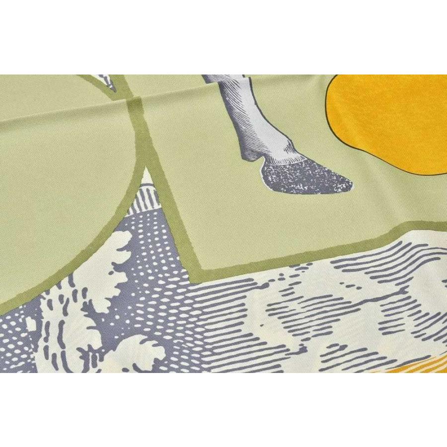 HERMES（エルメス） カレ90 カヴァリエ アン フォルム シルク ヴェール