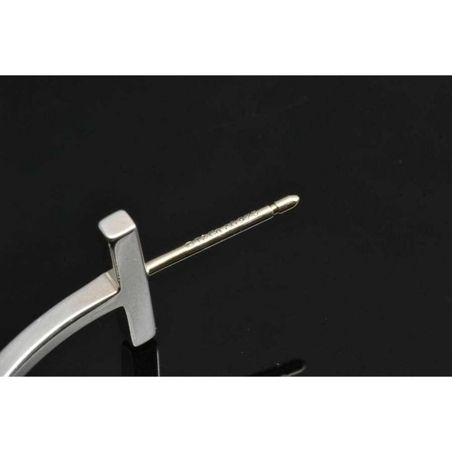 TIFFANY&Co.（ティファニー） Tワイヤー フープ ピアス Ag925 SV925
