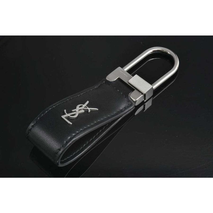 SAINT LAURENT サンローラン カサンドラ キーリング メタル レザー