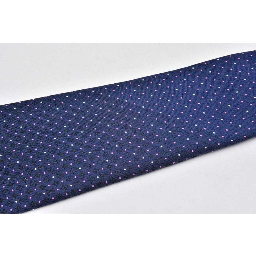 ルイ・ヴィトン  ネクタイ　クラヴァット・モノグラムマイクロドッツ 8CM LOUIS VUITTON（ルイ・ヴィトン） ヴィトン ネクタイ クラヴァット
