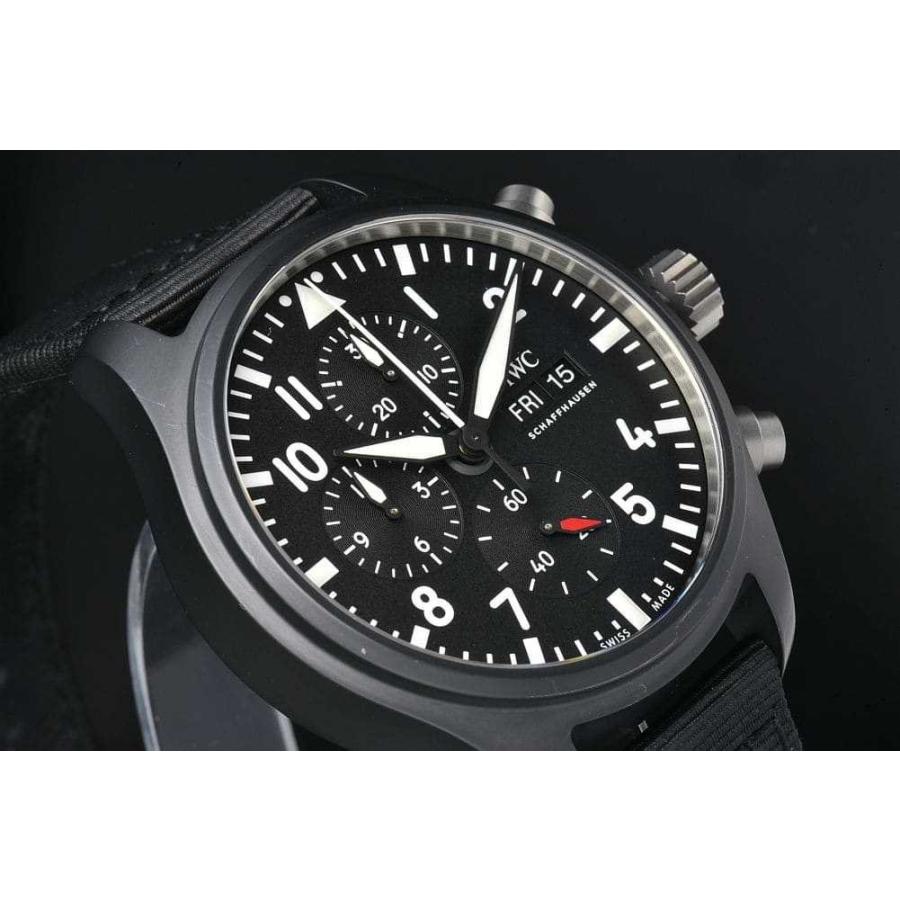 IWC シャフハウゼン IW389101 パイロットウォッチ クロノグラフ トップガン メンズ セラミック オートマ 69380 黒文字盤 | パイロット・ウォッチ | 01
