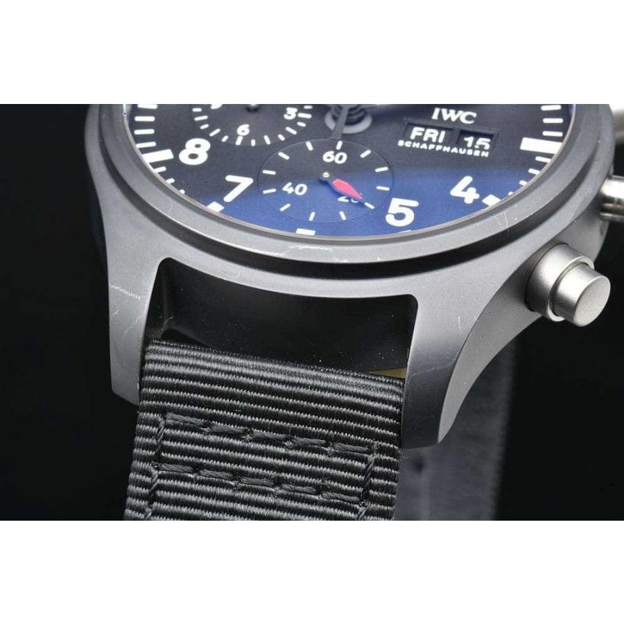IWC シャフハウゼン IW389101 パイロットウォッチ クロノグラフ トップガン メンズ セラミック オートマ 69380 黒文字盤 | パイロット・ウォッチ | 07
