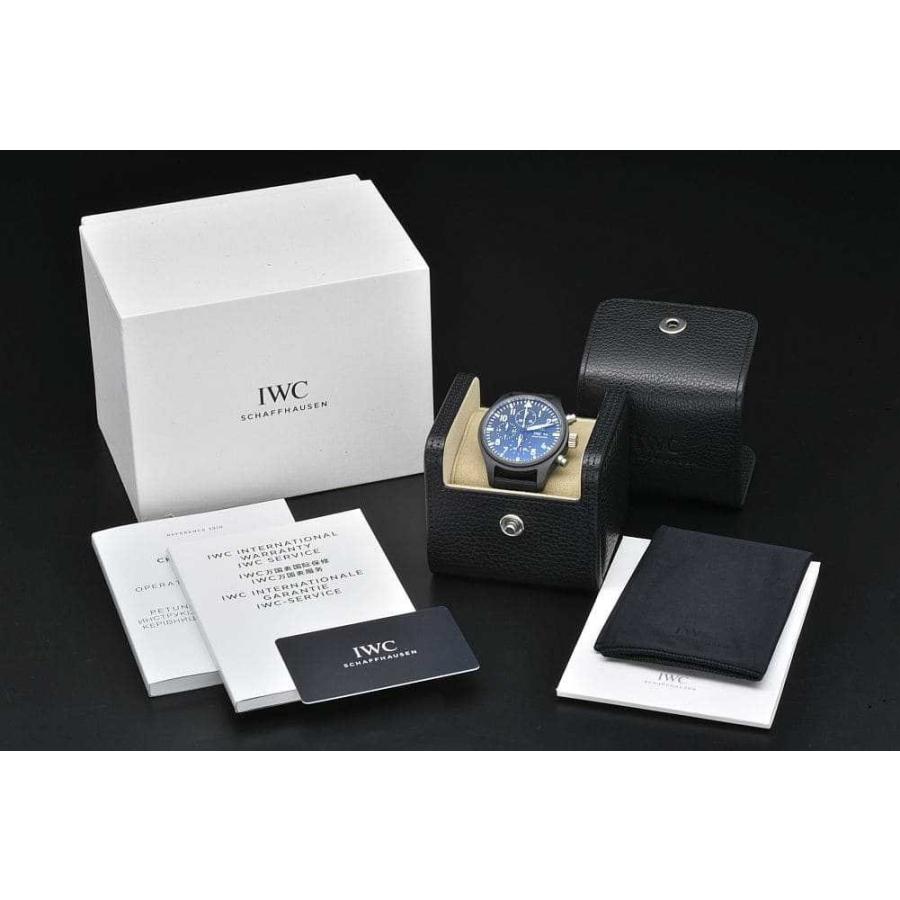 IWC シャフハウゼン IW389101 パイロットウォッチ クロノグラフ トップガン メンズ セラミック オートマ 69380 黒文字盤 | パイロット・ウォッチ | 09