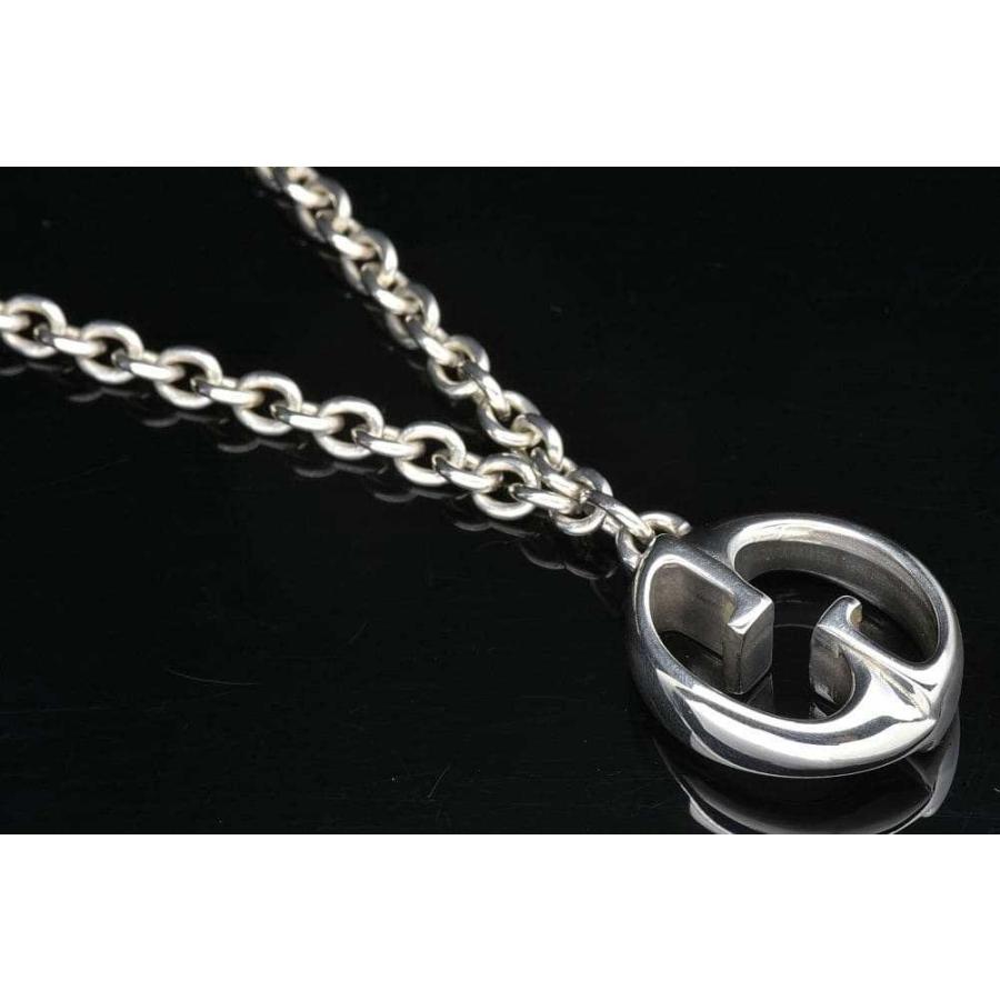 GUCCI（グッチ） GGモチーフ ペンダント チェーンネックレス SV925
