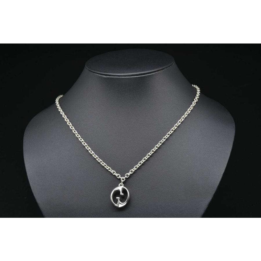 GUCCI（グッチ） GGモチーフ ペンダント チェーンネックレス SV925