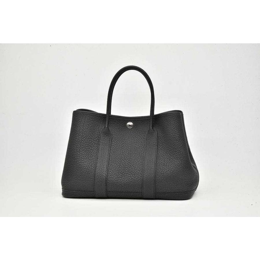 HERMES ガーデンパーティー　30 ブラックトートバッグ ガーデンパーティー エルメス ガーデンパーティ30 TPM ハンドバッグ