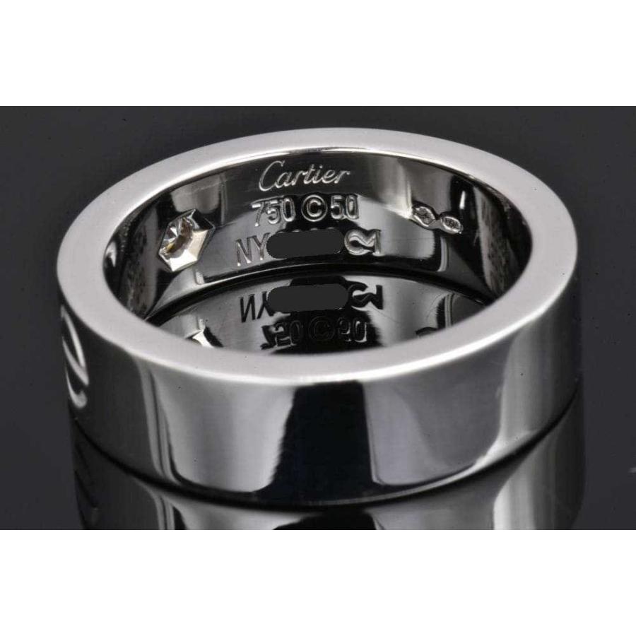 Cartier カルティエ ミニラブリング 1P ダイヤ 750 K18WG正規