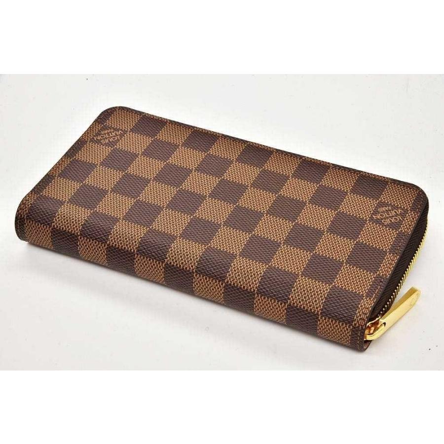 【本物保証】 美品 ルイヴィトン LOUIS VUITTON ダミエ ジッピーウォレット ラウンドファスナー長財布 ローズ・バレリーヌ N60046 LOUIS VUITTON - 【本物保証】 美品 ルイヴィトン LOUIS VUITTON