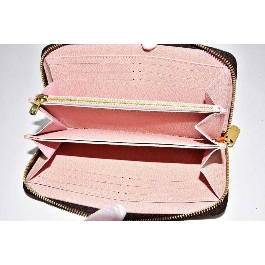 【本物保証】 美品 ルイヴィトン LOUIS VUITTON ダミエ ジッピーウォレット ラウンドファスナー長財布 ローズ・バレリーヌ N60046 LOUIS VUITTON - 【本物保証】 美品 ルイヴィトン LOUIS VUITTON