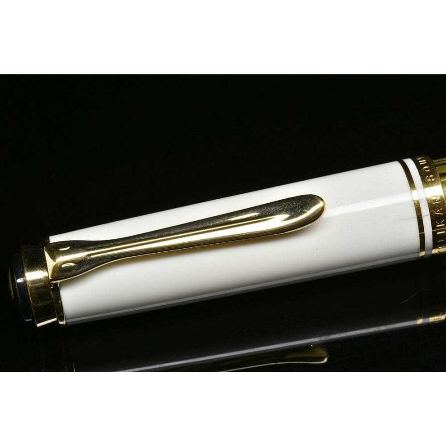 ペリカン PELIKAN 万年筆 スーベレーン M400 ホワイトトータス 14金
