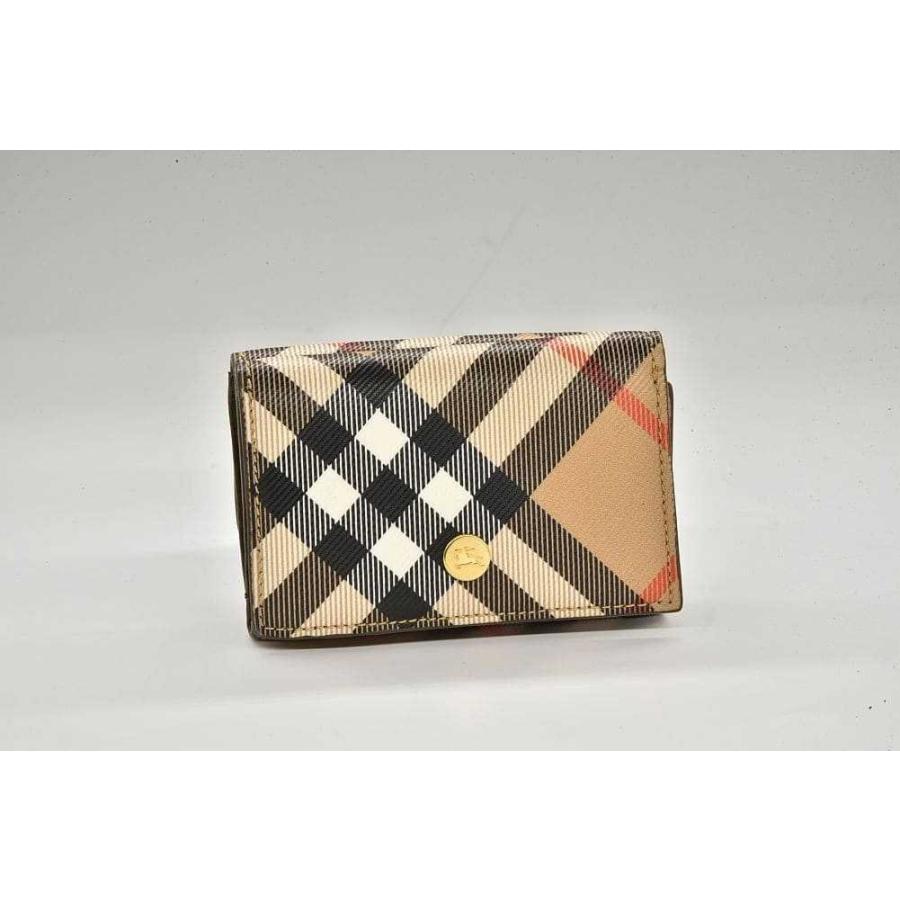 BURBERRY（バーバリー） チェック コンパクトウォレット 三つ折り財布