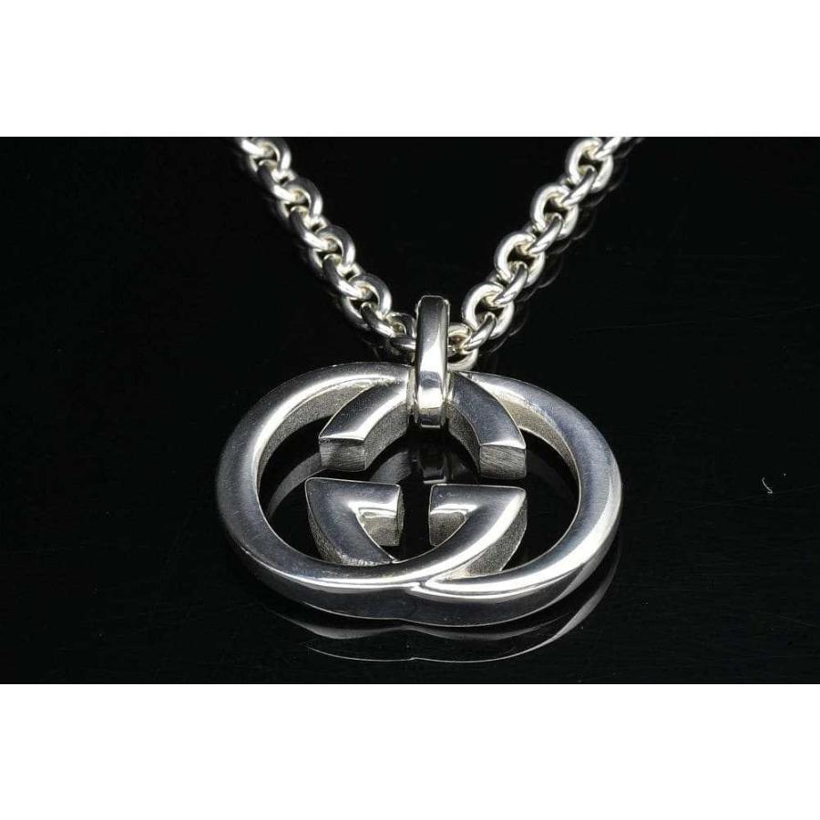 GUCCI グッチ インターロッキングG ペンダント ネックレス Ag925 SV925
