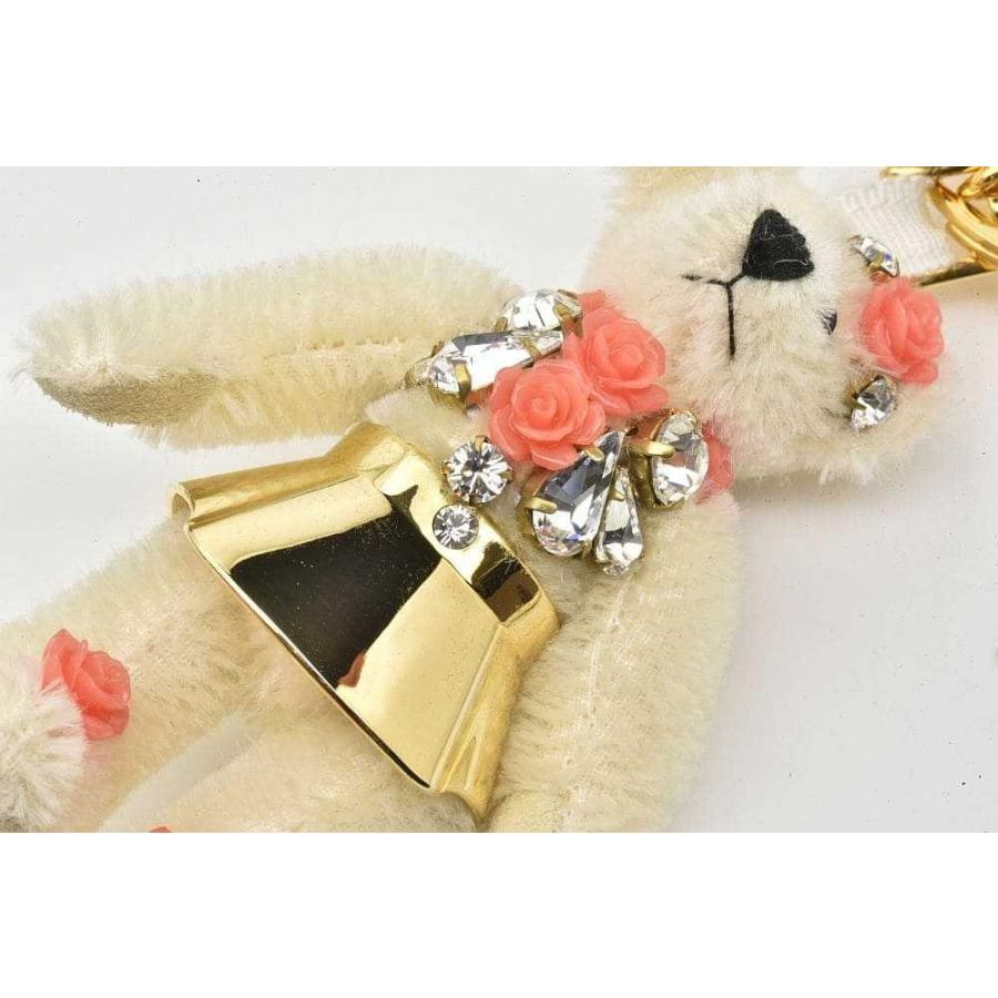 PRADA（プラダ） メタルリング付き Teddy テディ ベア バッグチャーム