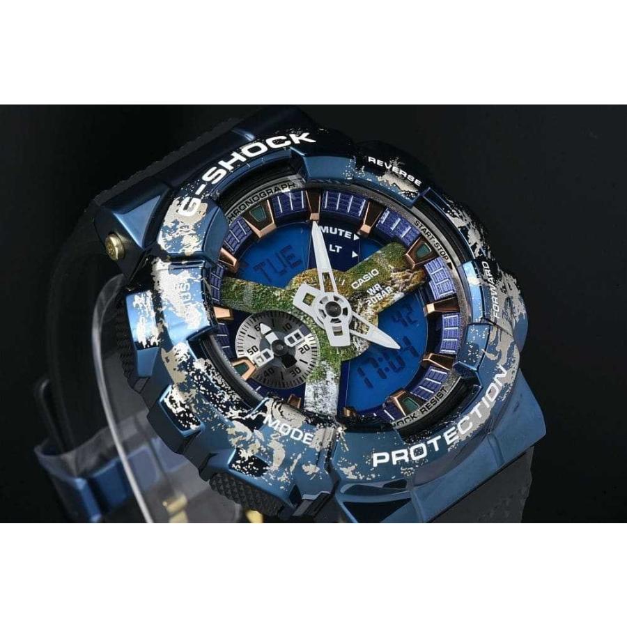 G-SHOCK カシオ GM-110EARTH-1AJR Gショック アナログ＆デジタル 110