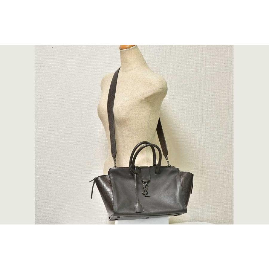 SAINT LAURENT サンローラン ダウンタウン カバス ハンドバッグ 2WAY