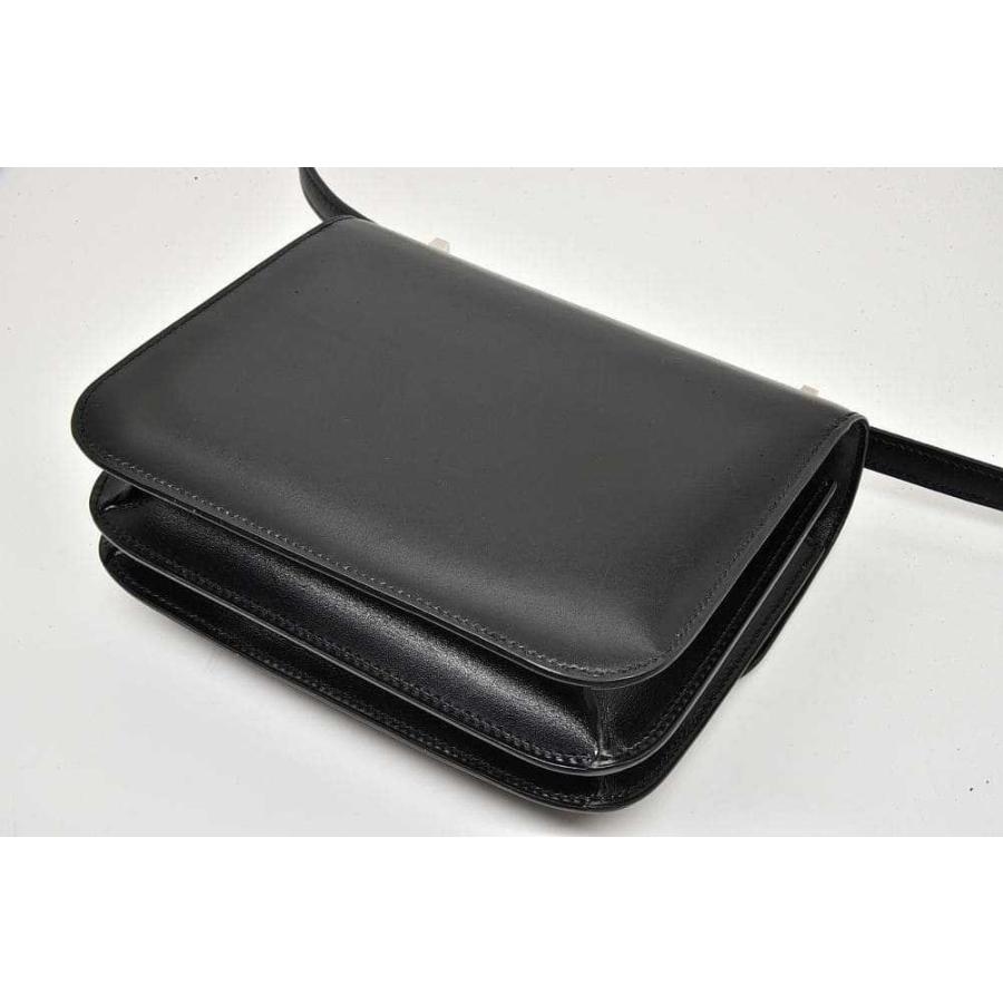 新品同様 エルメス バッグ コンスタンス ミニ 18 ショルダー バッグ ボックスカーフ ブラック レディース 90299146 【中古】ブランド Constance エルメス コンスタンス3 ミニ コンスタンス18 ショルダー