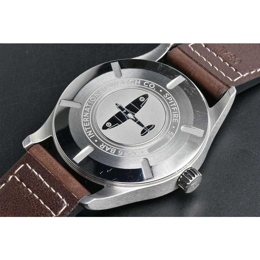 IWC シャフハウゼン IW326803 パイロットウォッチ  スピットファイア メンズ SS/革 オートマ 32110 黒文字盤【正規品】 | パイロット・ウォッチ | 02