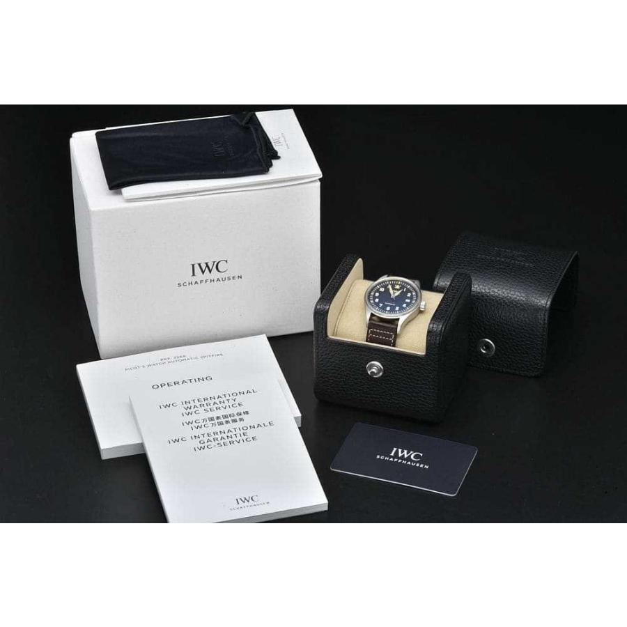 IWC シャフハウゼン IW326803 パイロットウォッチ  スピットファイア メンズ SS/革 オートマ 32110 黒文字盤【正規品】 | パイロット・ウォッチ | 08