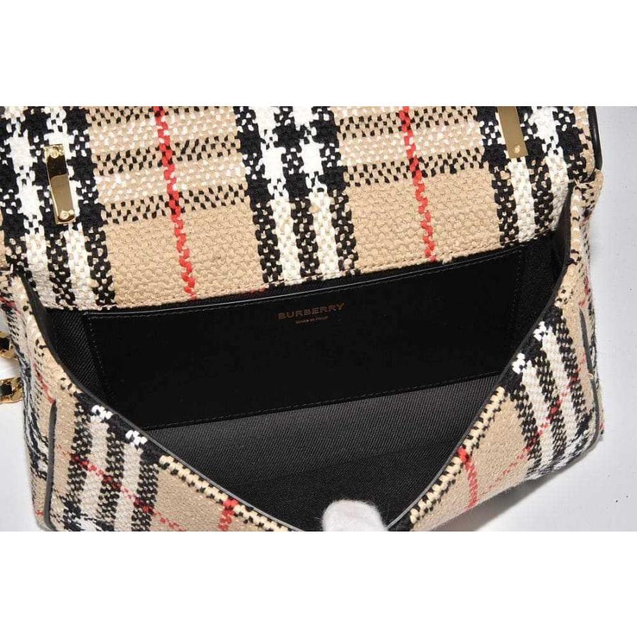 BURBERRY チェック柄 ショルダーバッグ ミニローラバッグ　未使用 BURBERRY（バーバリー） ヴィンテージチェック スモール ローラ