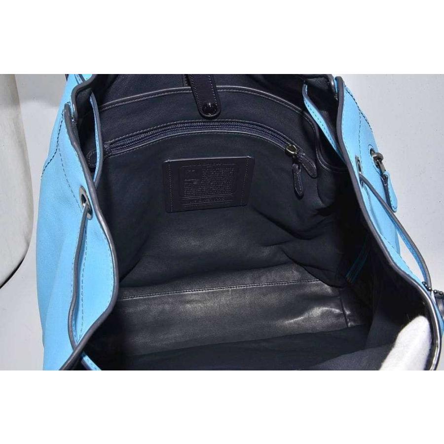 美品✨コーチ グラハム 3way リュック ビジネスバッグ レザー ブルー ロゴ COACH（コーチ） ビジネスバッグ グラハム コンバーチブル バック
