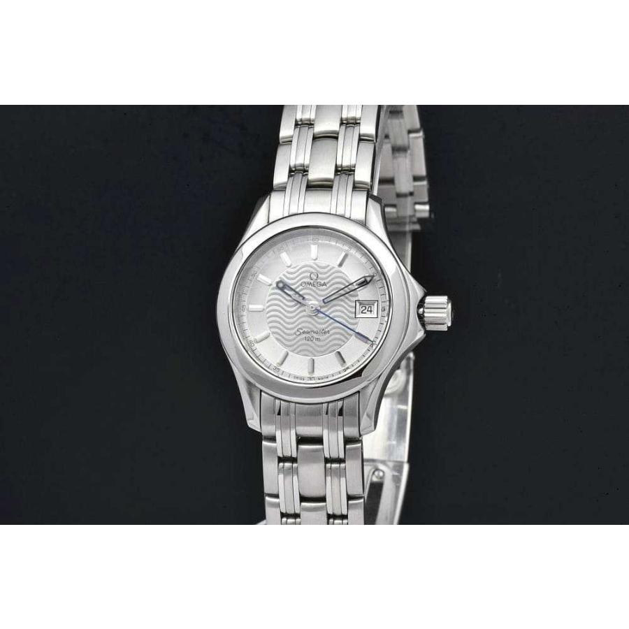 オメガ シーマスター120 2571.31 ダイバー シルバー レディース 時計 SEAMASTER オメガ 2571.31 シーマスター 120M レディース SS クォーツ