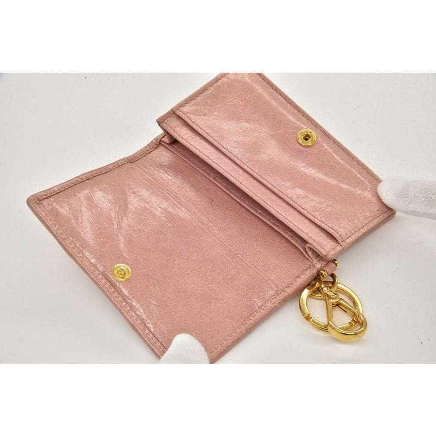 良品✨ミュウミュウ♡ケース キーリング付き マテラッセ ピンク ゴールド 良品✨ミュウミュウ♡ケース キーリング付き マテラッセ ピンク