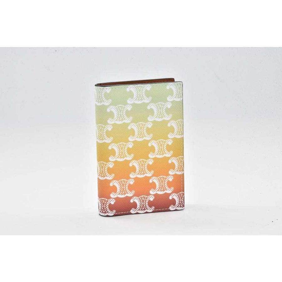 セリーヌ バーティカルカードホルダー トリオンフキャンバス サンセット 名刺入 カードケース マルチカラー【未使用】 | TRIOMPHE