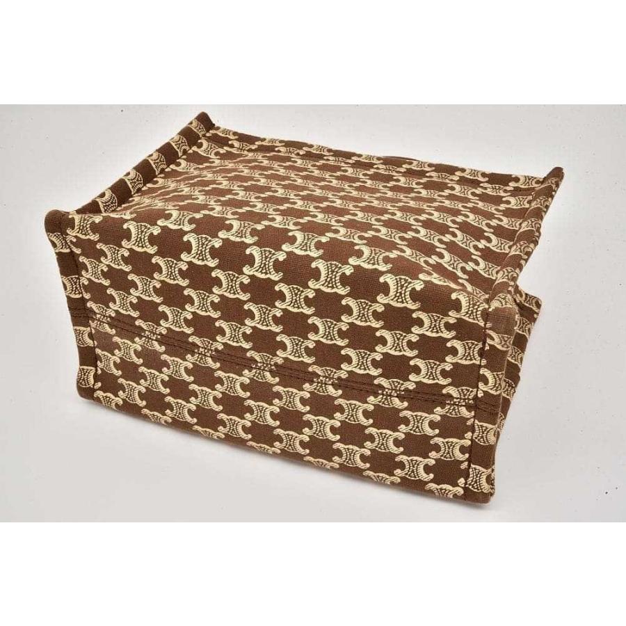 セリーヌ スモール カバ タイス トートバッグ ハンドバッグ トリオンフ キャンバス ブラウン 199162 | TRIOMPHE | 01