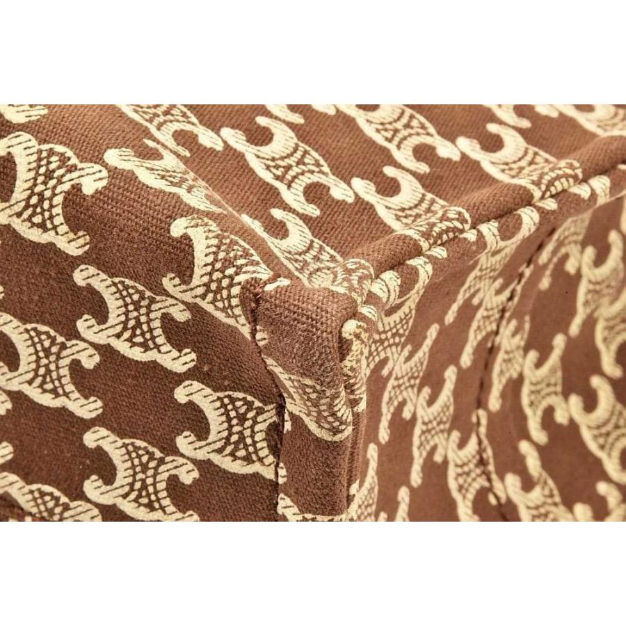 セリーヌ スモール カバ タイス トートバッグ ハンドバッグ トリオンフ キャンバス ブラウン 199162 | TRIOMPHE | 02