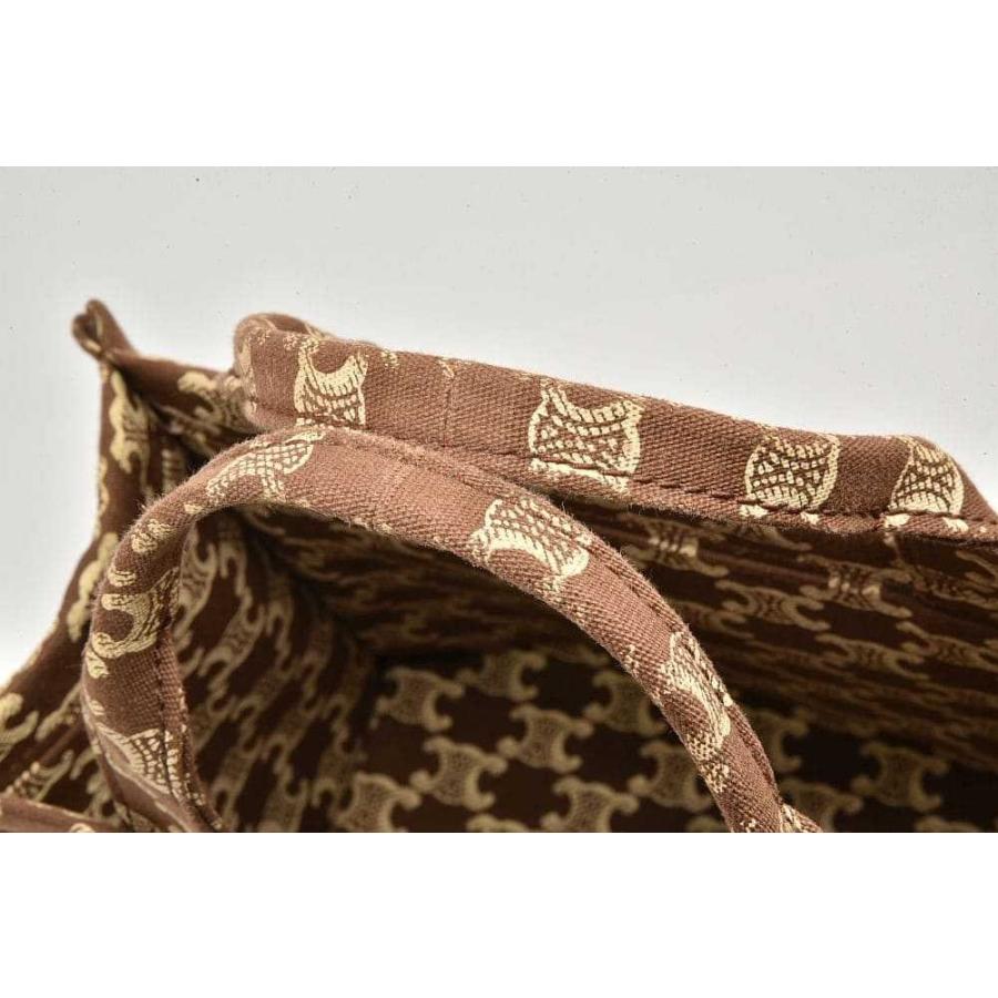 セリーヌ スモール カバ タイス トートバッグ ハンドバッグ トリオンフ キャンバス ブラウン 199162 | TRIOMPHE | 03