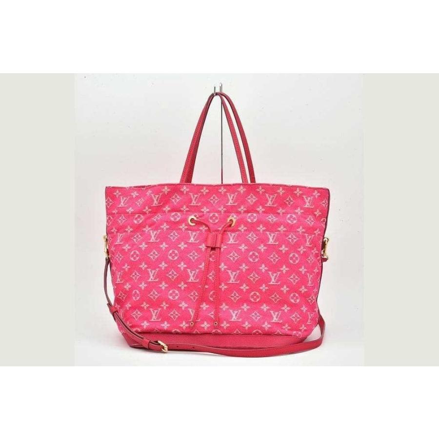 LOUIS VUITTON ヴィトン モノグラム デニム ノエフルMM トートバッグ 